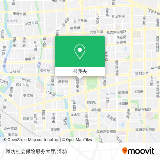 潍坊社会保险服务大厅地图