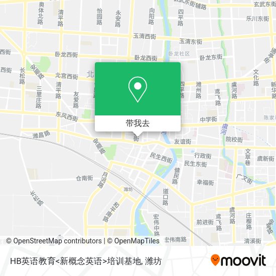 HB英语教育<新概念英语>培训基地地图