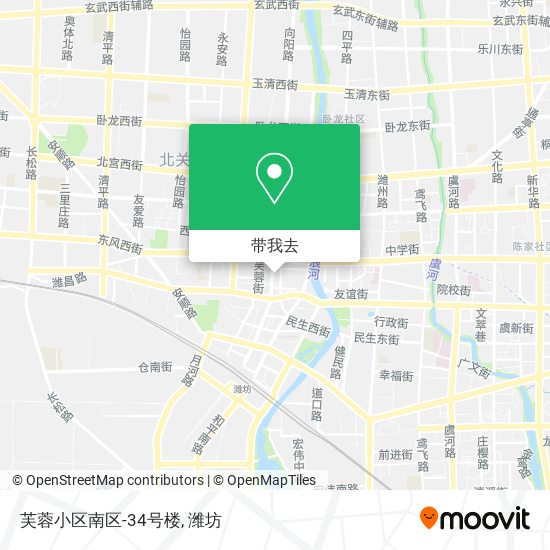 芙蓉小区南区-34号楼地图