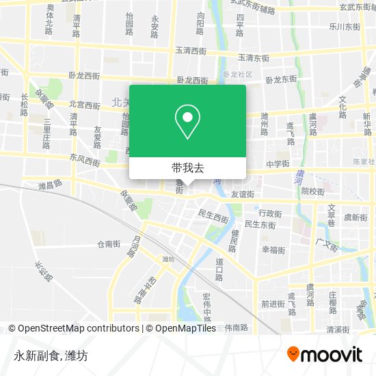 永新副食地图