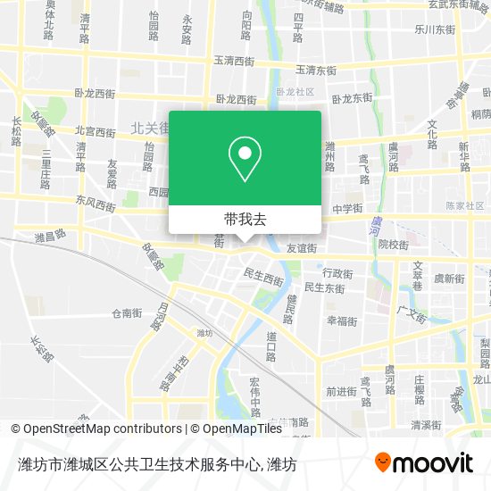 潍坊市潍城区公共卫生技术服务中心地图