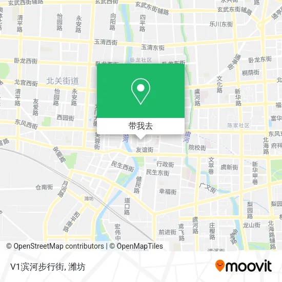 V1滨河步行街地图