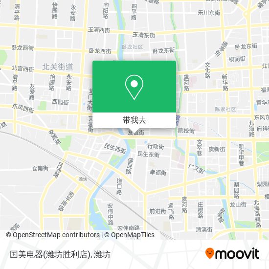 国美电器(潍坊胜利店)地图