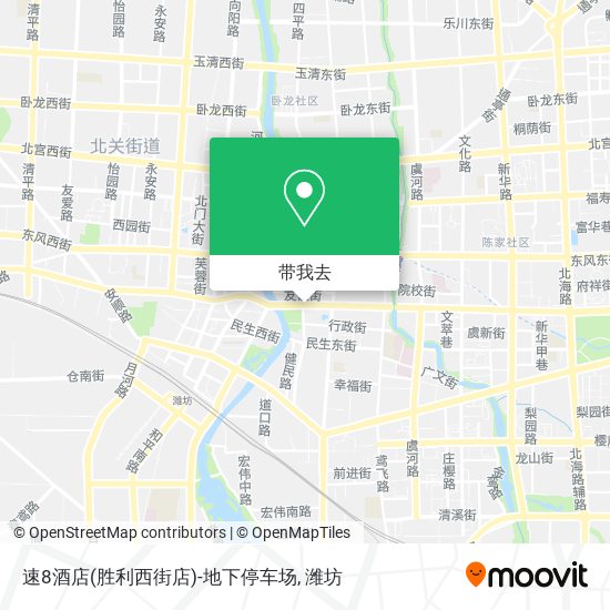 速8酒店(胜利西街店)-地下停车场地图