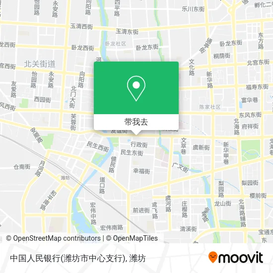 中国人民银行(潍坊市中心支行)地图