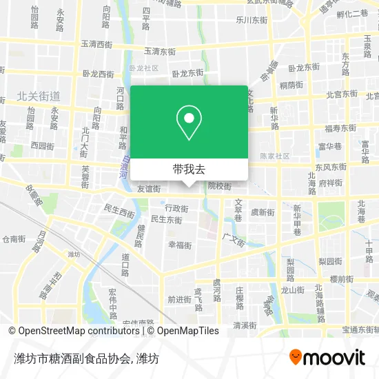潍坊市糖酒副食品协会地图