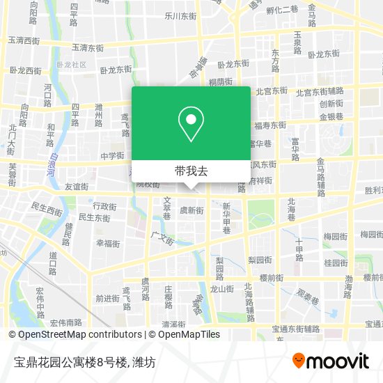 宝鼎花园公寓楼8号楼地图