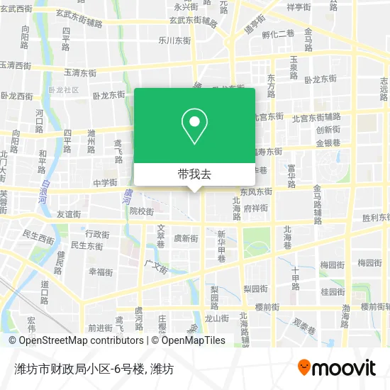 潍坊市财政局小区-6号楼地图