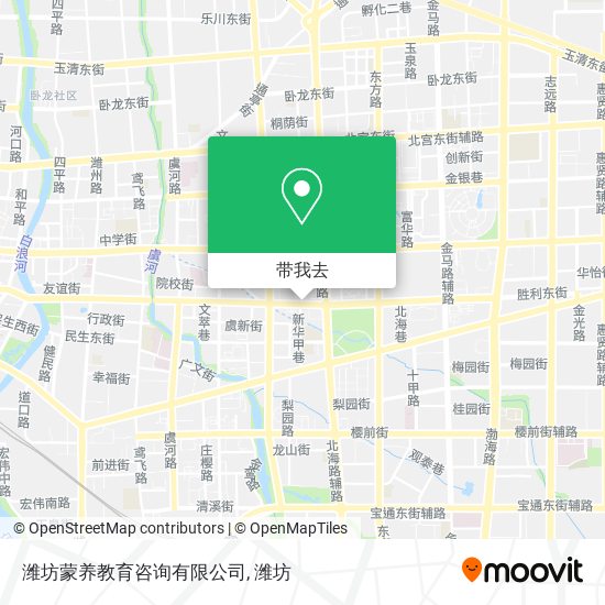 潍坊蒙养教育咨询有限公司地图