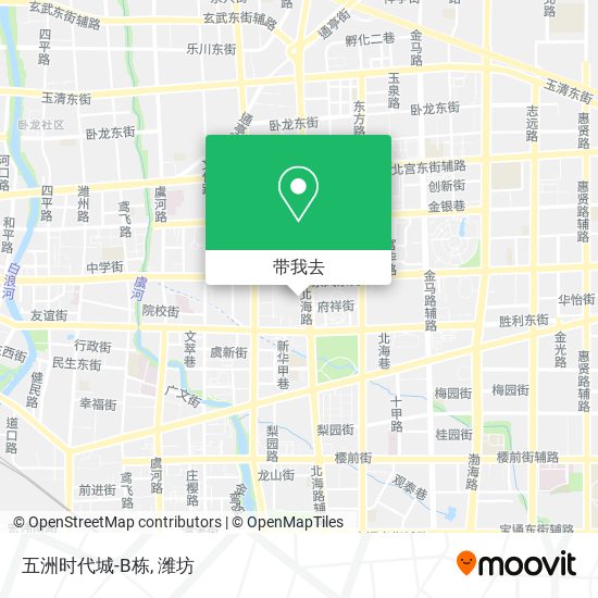 五洲时代城-B栋地图