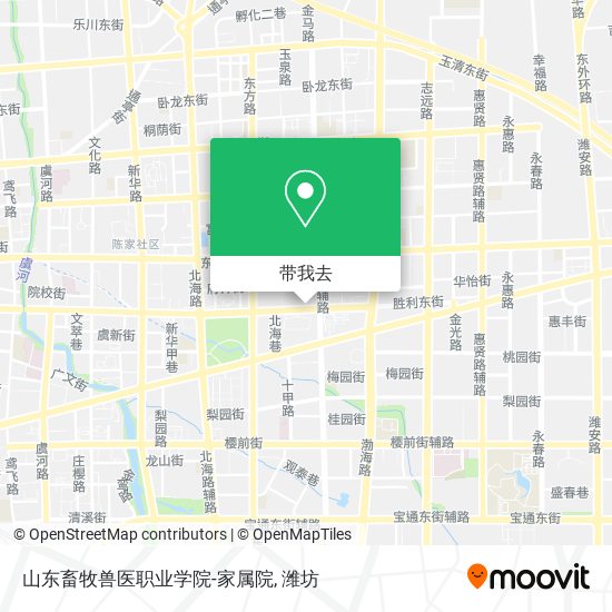 山东畜牧兽医职业学院-家属院地图
