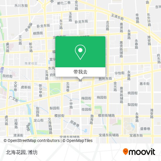 北海花园地图