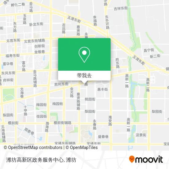 潍坊高新区政务服务中心地图