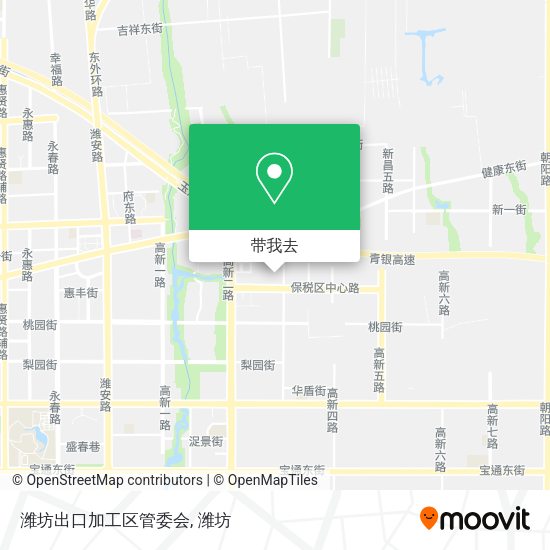 潍坊出口加工区管委会地图