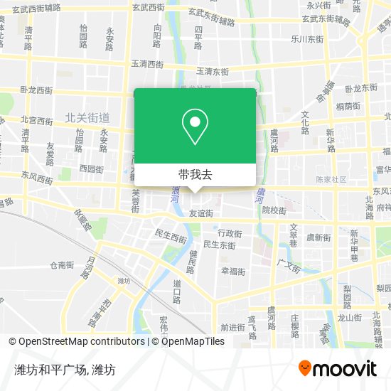 潍坊和平广场地图