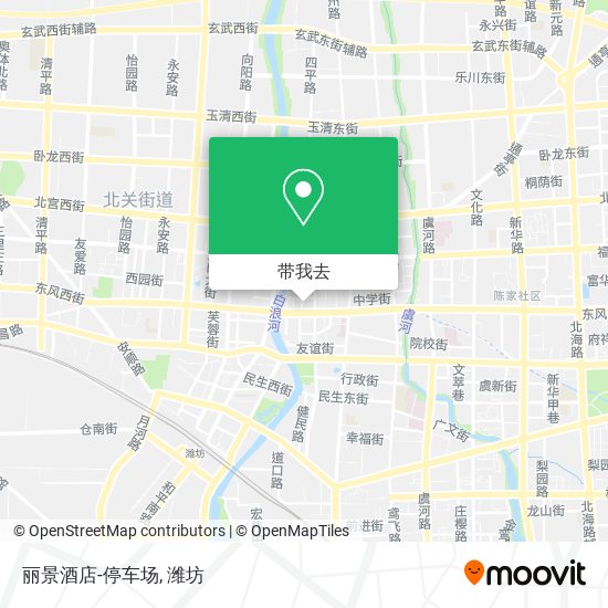丽景酒店-停车场地图