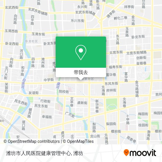 潍坊市人民医院健康管理中心地图