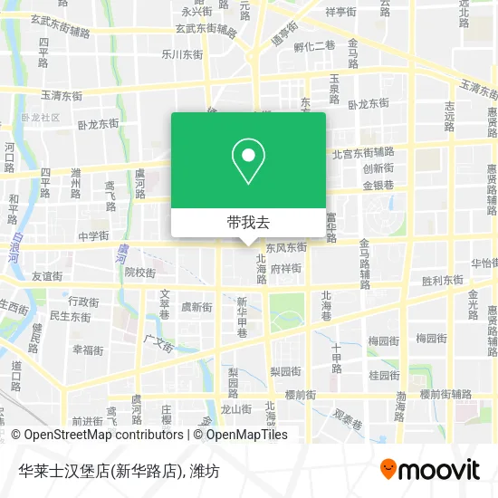 华莱士汉堡店(新华路店)地图