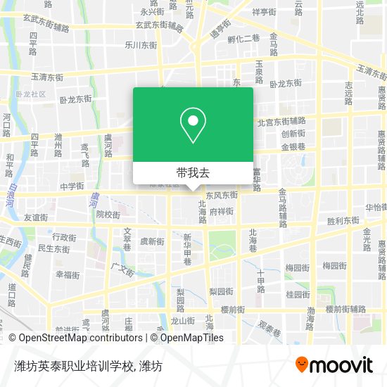 潍坊英泰职业培训学校地图
