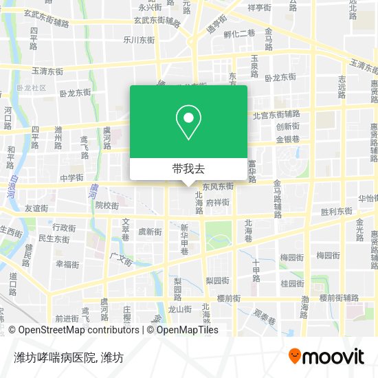 潍坊哮喘病医院地图