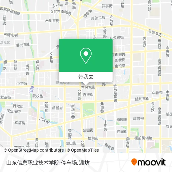山东信息职业技术学院-停车场地图