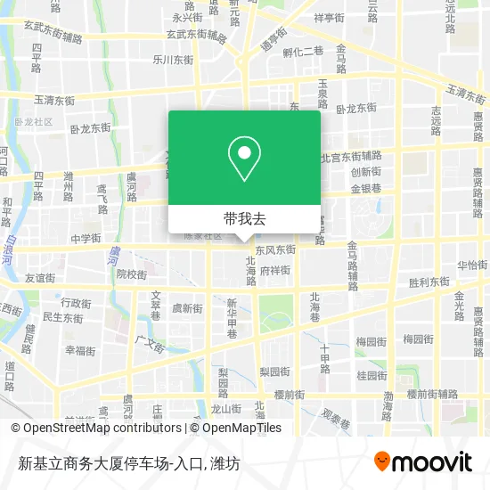 新基立商务大厦停车场-入口地图