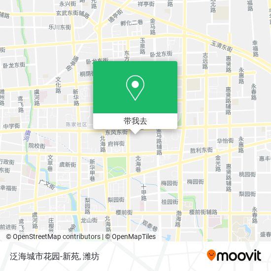 泛海城市花园-新苑地图