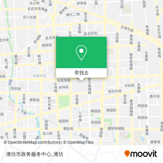 潍坊市政务服务中心地图