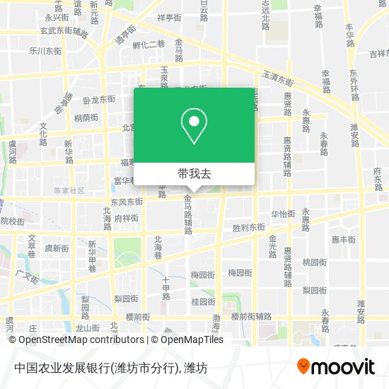 中国农业发展银行(潍坊市分行)地图