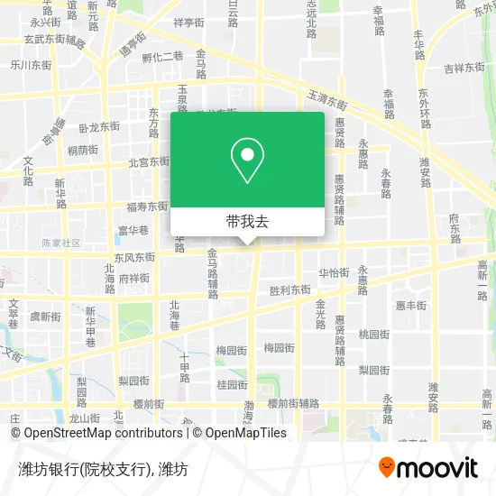 潍坊银行(院校支行)地图