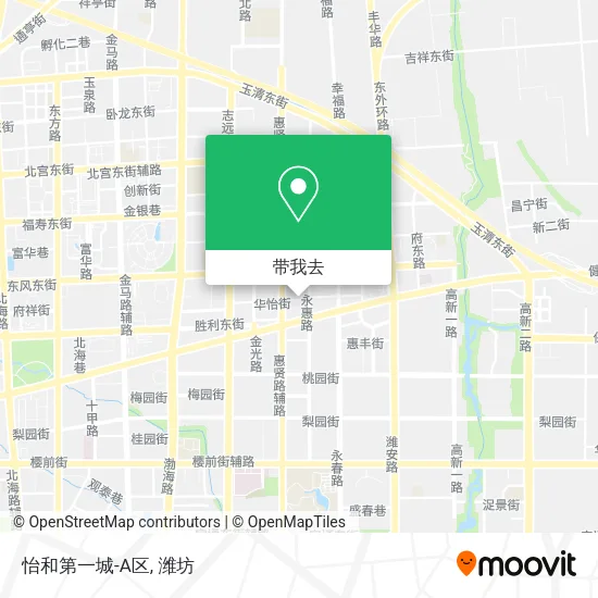 怡和第一城-A区地图