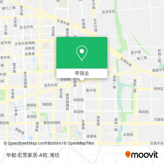 华都·宏景家居-A馆地图