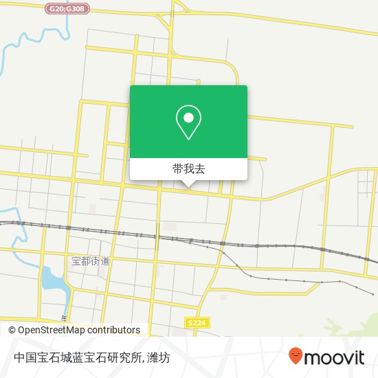 中国宝石城蓝宝石研究所地图