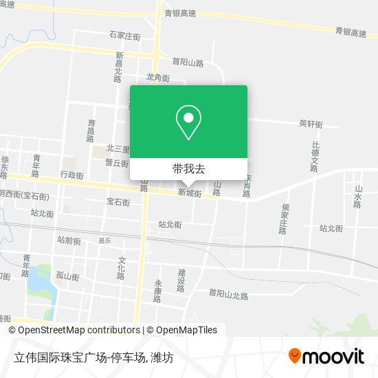 立伟国际珠宝广场-停车场地图