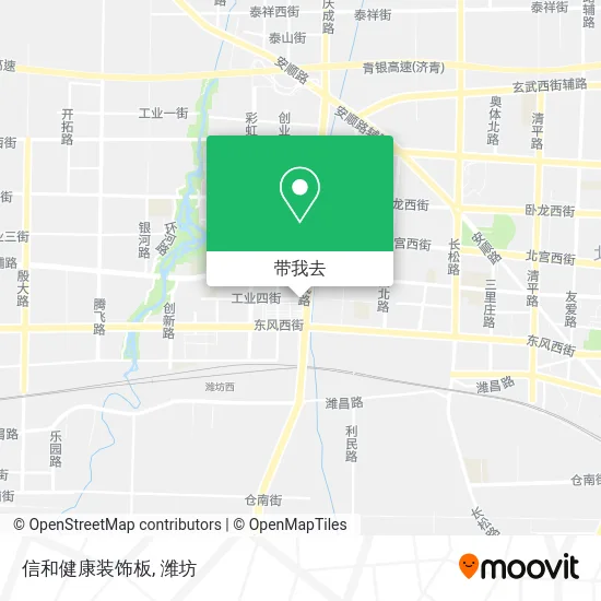 信和健康装饰板地图