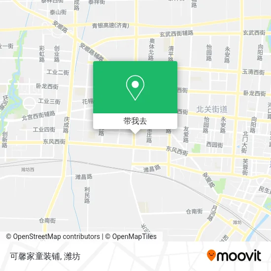 可馨家童装铺地图