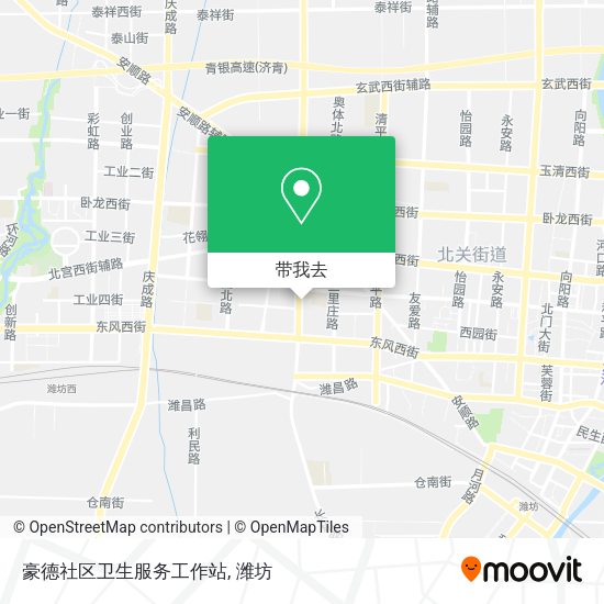 豪德社区卫生服务工作站地图