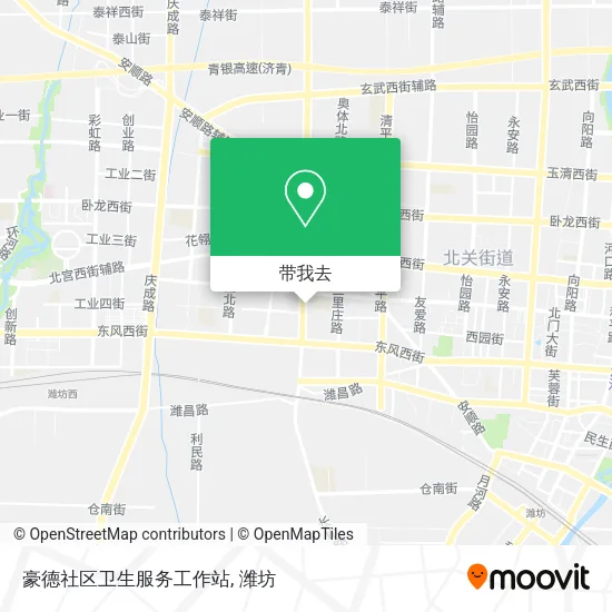 豪德社区卫生服务工作站地图