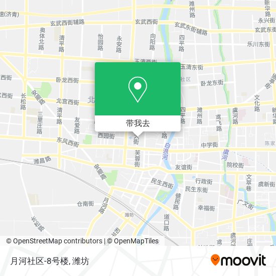 月河社区-8号楼地图