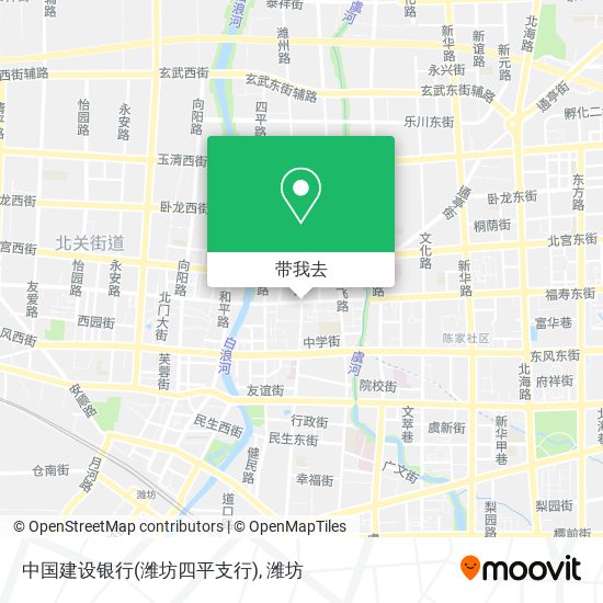 中国建设银行(潍坊四平支行)地图