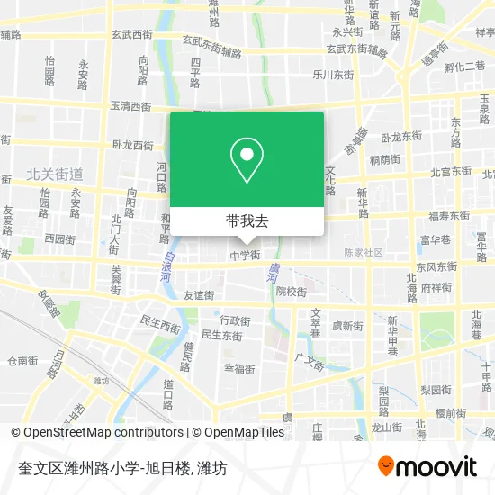 奎文区潍州路小学-旭日楼地图