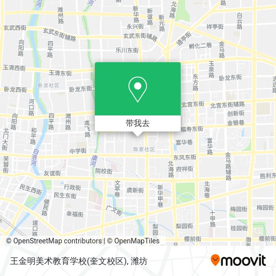 王金明美术教育学校(奎文校区)地图