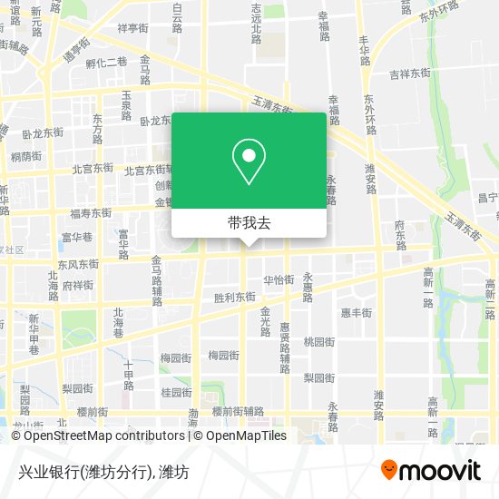 兴业银行(潍坊分行)地图