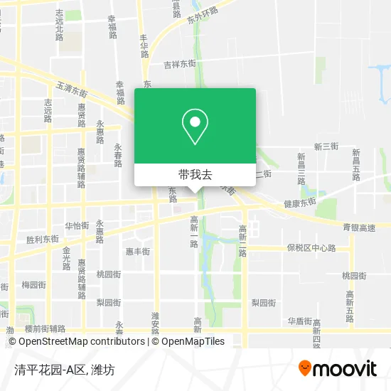 清平花园-A区地图