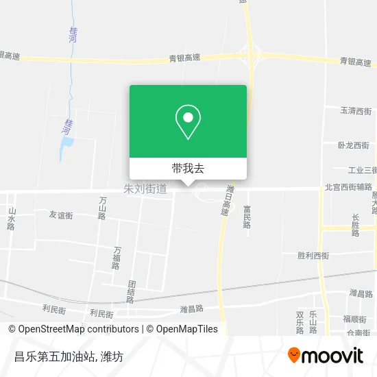 昌乐第五加油站地图