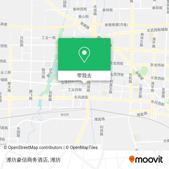 潍坊豪信商务酒店地图