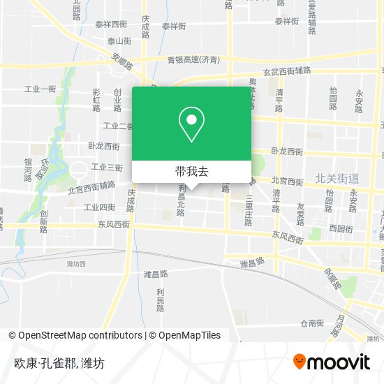 欧康·孔雀郡地图
