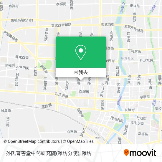 孙氏普善堂中药研究院(潍坊分院)地图