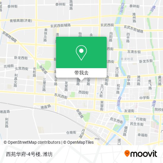 西苑华府-4号楼地图