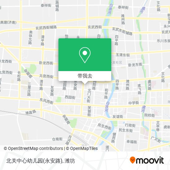北关中心幼儿园(永安路)地图